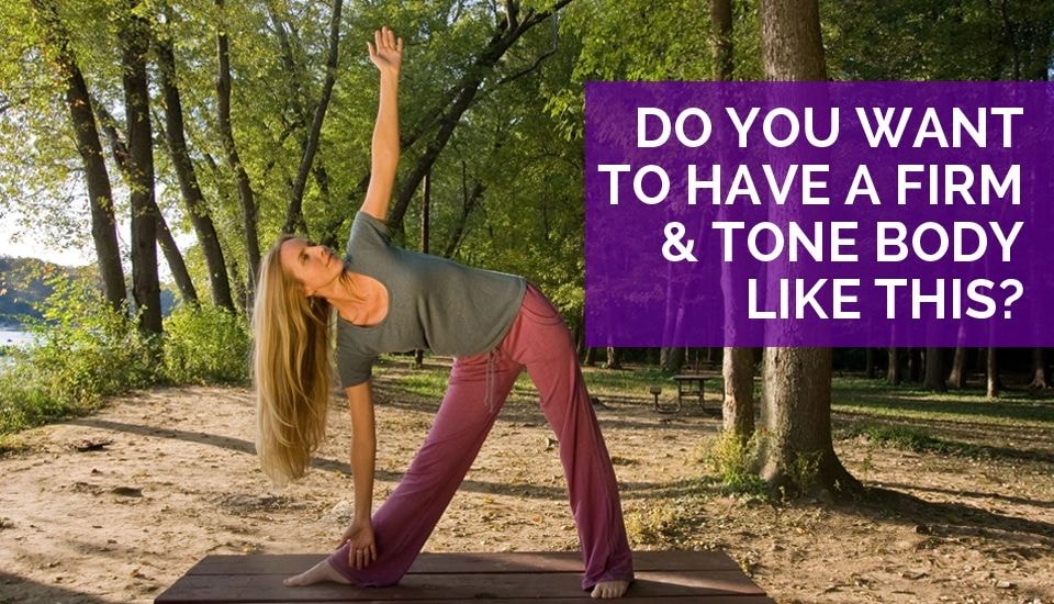 Woman doing yoga pose outdoor park